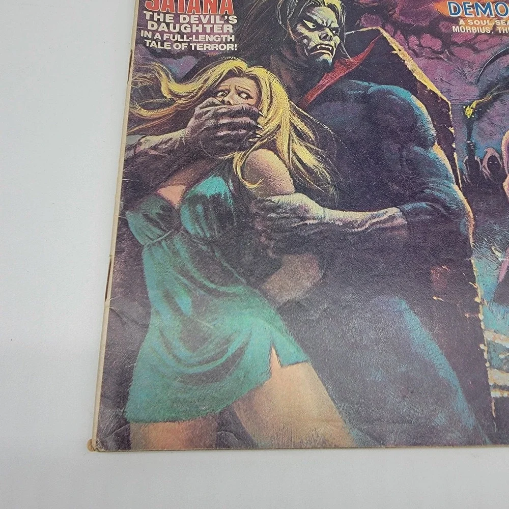 Vampire Tales #3 VG Marvel 1974 Morbius & 2nd Appearance Satana Very Good PICS!
